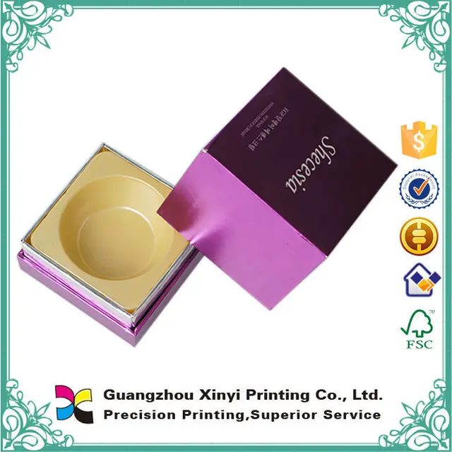 and base purple colour hardcover cheap hotsale small gift box