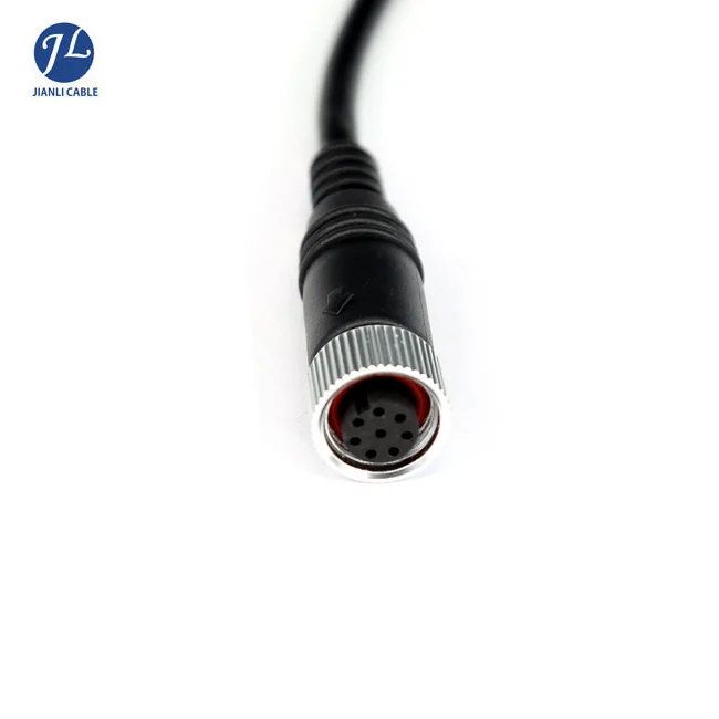 Factory Price Bunker Hill Security Camera Extension Cable Plastic M12 8pin Mini Din Cable - ANKUX.COM