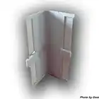 PVC Covering Angle /PVC Corner Used For Pre-insulated HVAC Duct System