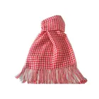 BLUE PHOENIX super soft houndstooth 100% wool hijab scarf shawl Arab dupatta