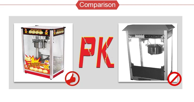 ET-POP6A-E R_4 | Guangzhou Eton Electromechanical | Popcorn Machine | Hot Dog Roller | Fryer | Soya Milk Machine | Cotton Candy Machine | Snack Equipment | Panini Grill | Griddle | Deep Fryer | Warming Showcase | Ice Blender | Chocolate Fountain | Roaster