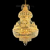 Luxury K9 crystal pendant light modern hotel classics Gold chandelier 2115011