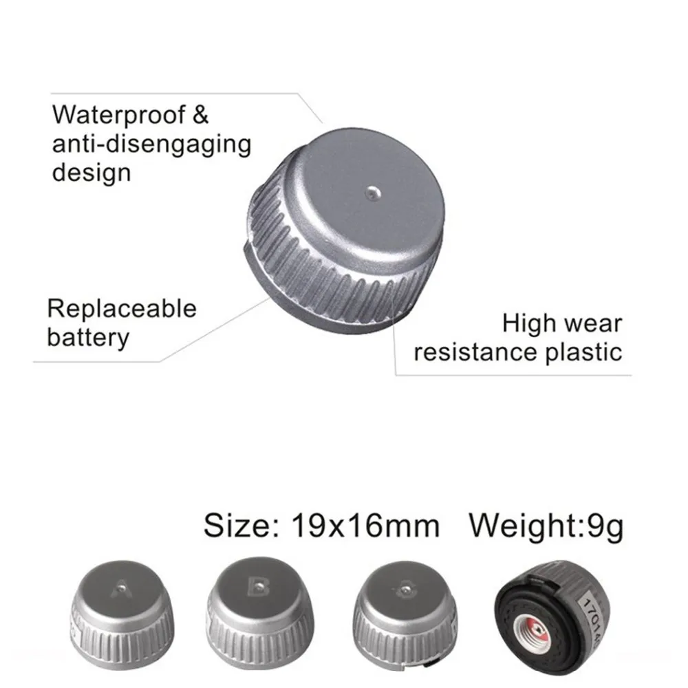 Solar Power Digital Type Car TPMS With External Sensors