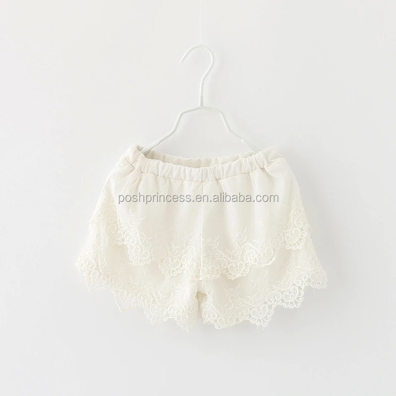 children kids lace shorts, kids shorts