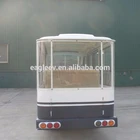 8 passenger sightseeing electric mini bus with enclosed doors