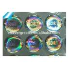 Hot selling epoxy resin hologram dome sticker