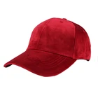 custom color logo blank velvet baseball caps hat wholesale