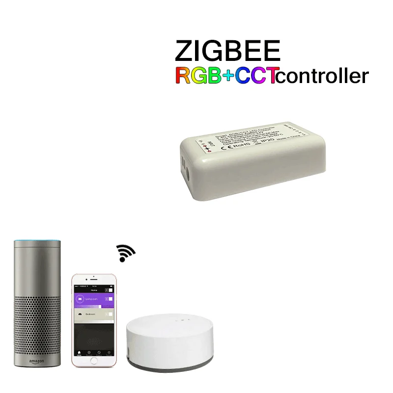 for colorchanging led strip lights rohs 12-24v zigbee wifi rgb led controller - ANKUX.COM