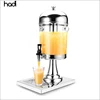 Commercial catering equipment single 8L juicer dispenser cold drink , plastic soft drink dispenser with tap