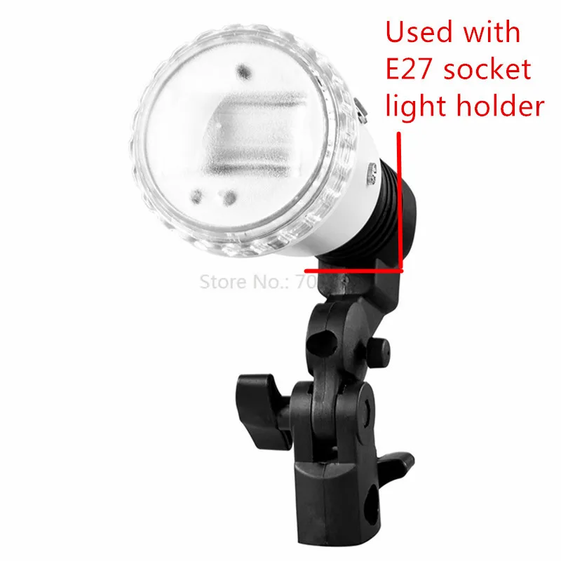 NICEFOTO 45W E27 Mount Mini Studio Flash Color Temperature 5500K Built in Sensor Receiver for Studio Photography (4)