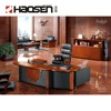 Rolls 6832 Wooden office meeting leather office luxury executive desk set