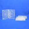 Media packing dvd plastic box,14mm 4 discs case clear