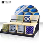 Best price for ceramic quartz stone tile display rack porcelain floor tile artificial stone ceramic wall tile display stand