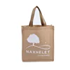 custom printing strong lift grocery shopping tote jute bag