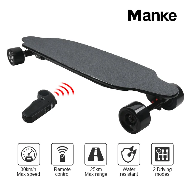 Electric Scooter China Hoverboard Skateboard with Wireless Remote Control Double-driving 4 Wheel Skateboard