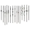 Wrought iron components decorative baluster