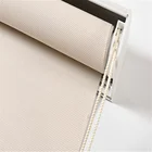 Easy install glass window blackout fabric roller blind