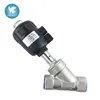 1" Stainless steel angle seat valve pneumatic angle seat valve
