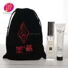 Black Velvet Packaging Pouch Bag For Socks