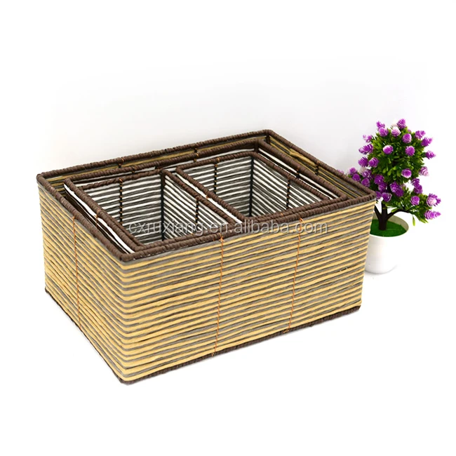 woven folding wholesale rectangular cheap bakery bread baskets