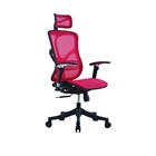 Office Chair Manufacturer China Red Mesh High Back Rotating Ergonomic Swivel Office Chair For Staff