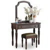 Classical design American style Wooden Dresser table