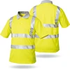 Fast Dispatch hot selling Hi-Vis safety reflective high quality men's construction suit polo shirts