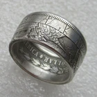 Handmade from Hobo Coin Silver Plated Ring Handcrafted US Size 8-16# Coin Rings