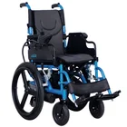 best selling Aluminum frame Folding Detachable footrest power electric wheelchair