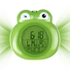 Cartoon Desk Alarm Clock Frog Shape Cute Animal Shaped Alarm Clock with Green Backlight