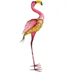 metal home decor flamingos pink indoor metal flamingos