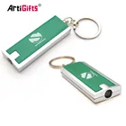 Wholesale cheap metal and plastic keychain with led light