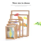 Photo Picture Frame Picture Photo Frame MDF Double Glass Plant Specimen Photo Picture Frame For Home Decor