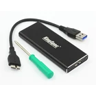 22*42mm M.2 NGFF M2 SSD USB 3.0 External PCBA Adapter Card Flash Disk Type with black Case