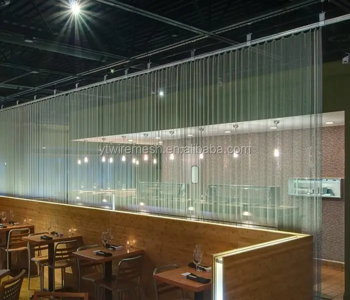 Swish Metal Mesh Curtains In Hotel Or Restaurants Buy Metal Mesh