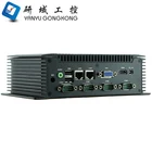 N28Z Atom N2800 Dual LAN Wall Mount Mini Industrial PC Fanless