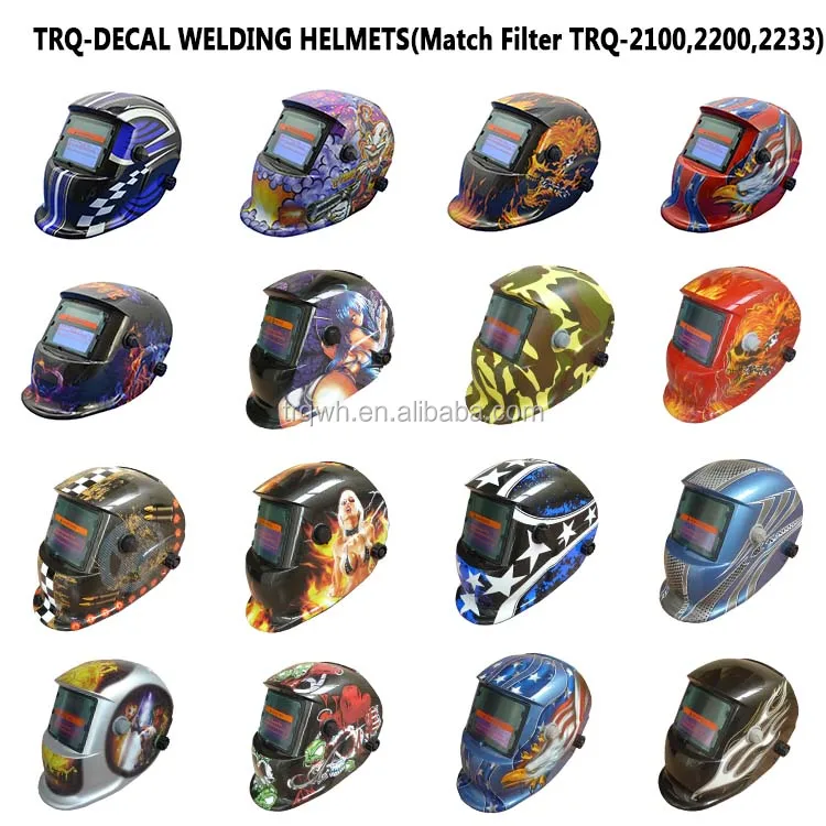 2 decal welding helmet