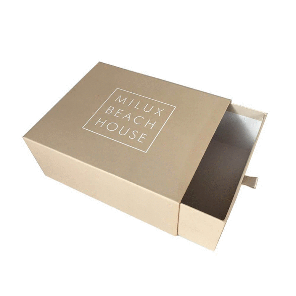 custom pms color printed wedding box paper gift rigid drawer box
