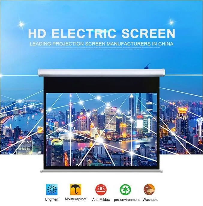 Big Size Format 169 200 inch Motorized Projection Screen/Electric
