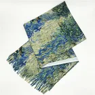 Winter warm shawl Custom Digital Print Wool Scarf For Ladies