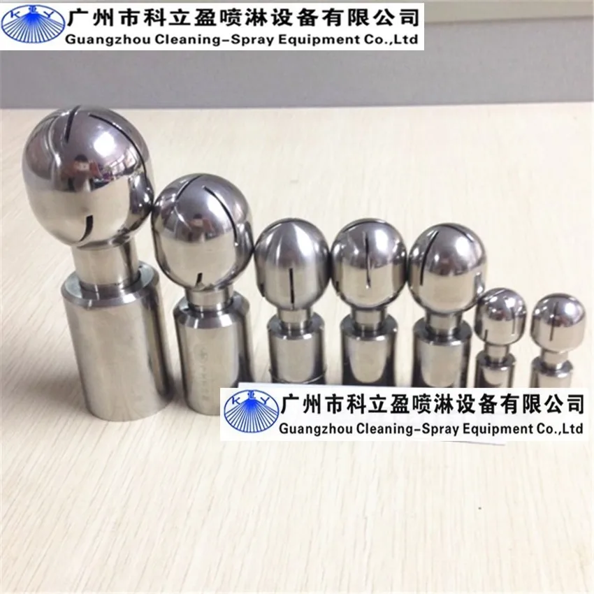 Max. tank dia. 1.2m, 3/8" thread sanitary cleaning spray ball