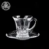 110ml tea cup sets glass with Handle
