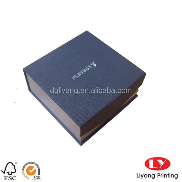 luxury texture cardboard paper box gift packaging square book