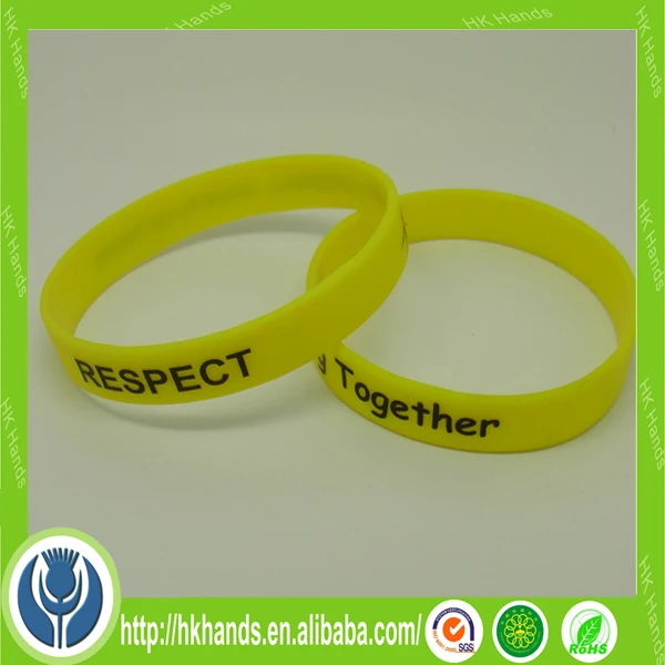 sale custom fashion bracelet with logo printed colorful silicon