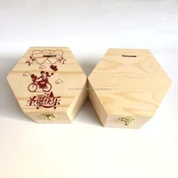 chinese coin custom wooden packaging gift box gift christmas