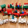 Wooden Christmas Decor Small Train Children Kindergarten Festival Supplies Natale ingrosso Christmas Decorations for Home