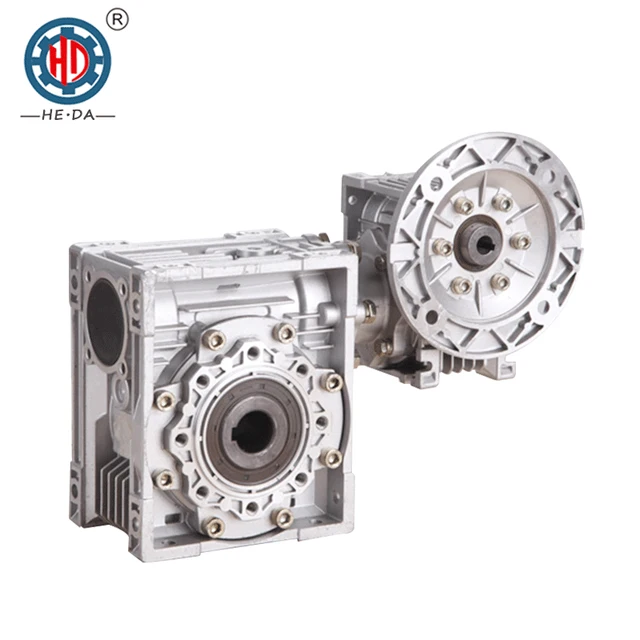 nmrv worm gear motor combine aluminium worm gearbox double