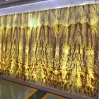 House construction project Peacock Marble tiles and slab with onyx