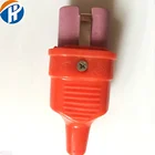 Hot sale red ceramic heater plug industrial high voltage plug high temperature electric plug