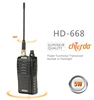 Long distance walkie talkie 30km range long antena two way radio HD-668 woki toki